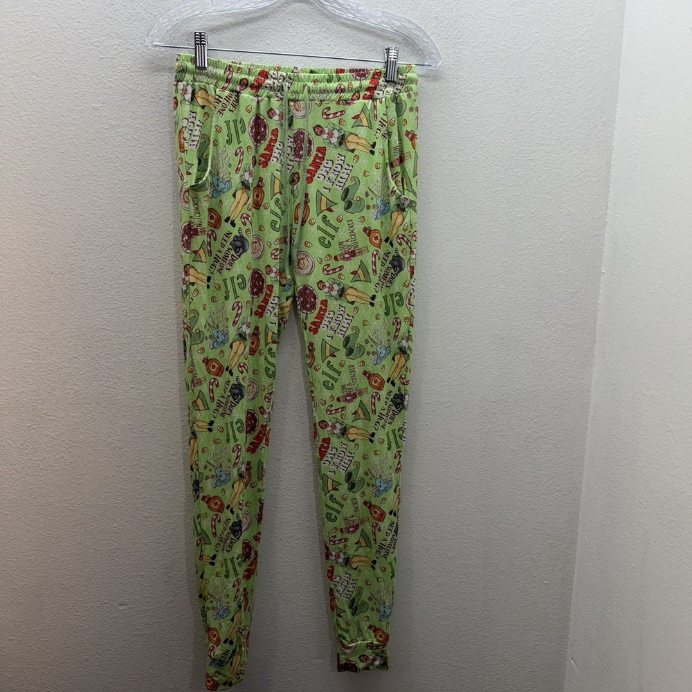 Showstoppers Women's S Bamboo Pajama Lounge‎ Pants ELF Movie Christmas Holiday